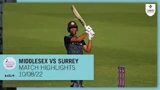 Middlesex v Surrey - Royal London Cup highlights