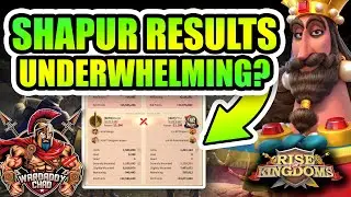 Shapur Testing Results: New Archer Rally is Good, Is He Great? - Rise of Kingdoms