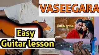 Vaseegara song easy guitar lesson | Vaseegara song chords | Strumming pattern | zara zara song chord