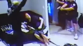 VIDEO: Security footage captures arrest of biotech exec Hans Petersen after struggle