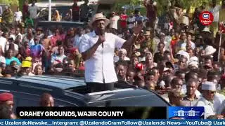 President Ruto's Speech in Wajir County During His N.Eastern Development Tour -FULL SPEECH