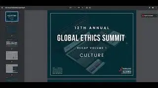 Ethisphere's New Resource Center (Brief Tour)
