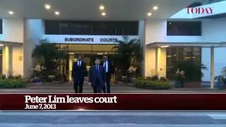 Video: Peter Lim leaves court, June 7 2013