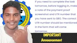 SBO JOB VERY IMPORTANT UPDATE 😱🔥🤝 ||Fake I'D Proofs 😭||#youtube #sboinfo