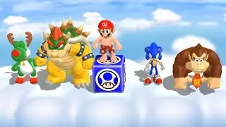 Mario Party 9 Mod - High Rollers - Yoshi Vs Shy Guy Vs Birdo Vs Koopa Troopa