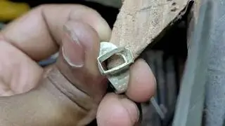 How to make a diamond silver rings ! Diamond silver ring making 