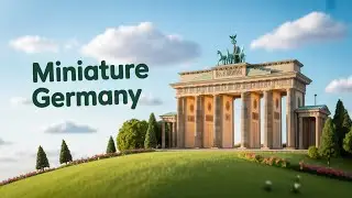 Miniature Germany in 8 Seconds 🇩🇪 | AI-generated Veo 3 Travel Shorts