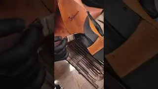 ASMR Brown Whole Cut Oxford Shoes Dyeing Z #shoes #handcraftedshoes #leathershoes #leather