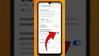 Hotspot Turn Off Automatically Problem Fix 🔥 | Mobile Hotspot Setting #shorts #tech #hospot #wife