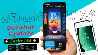 Realme October 2025 OTA Updated Full Devices list | realme UI 7.0 Android 16 Update & Top Features ⚡