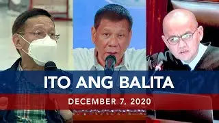 UNTV: Ito Ang Balita | December 7, 2020 - LIVE REPLAY