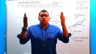 More practice problems in line integral space curves ASL explained