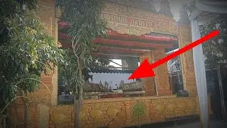 otewe nonton ketoprak kridho carito siang ada yg beda panggung masih di pake kesenian wayang kulit
