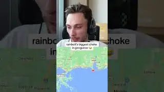 Самый большой удар Rainbolt по Geoguessr