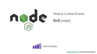 Node.js 2023 | Event driven approach with Event Emitter | Chapter 9 [HINDI]
