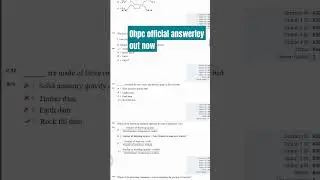 Ohpc official answerkey 2023 out check now #engineeri#civil#ohpc   #engineeringjobs#electronic #iti