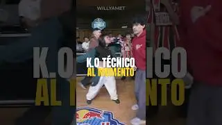 Saga Le Hizo Un K.O Directo Al Momento 😵 #redbullbatalla #batallasderap  #freestyle #rap #fms