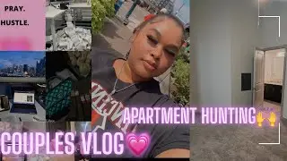 A very normal & Realistic day in my life Apartment Hunting + 9-5 / touring 5 apartments in one day