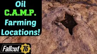 Fallout 76: Места для добычи нефти в лагере!