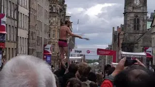 Edinburgh Fringe Street Performer Pete Anderson- 4K