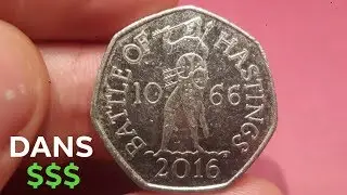 2016 Battle of Hastings 50p Coin VALUE + REVIEW