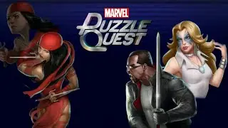 Electra vs. Blade & Dazzler plus Behemoth Burrito | Marvel Puzzle Quest | August 24, 2025