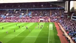 Manchester city v Aston villa negredo shot