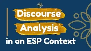 Text and Discourse Analysis in an  ESP context