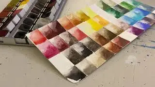 TESTING NEW HANDMADE WATERCOLORS in 4k (Poems About You Watercolors on Etsy)