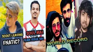 Scout Leaving Fnatic | PMIS Scam | MrCyberSquad Channel Hacked | Carryminati On Yalgaar World Record