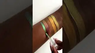 Chrome liquid shadow #swatches  ! 👀🌈