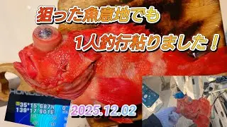 ５００㍍以上10本針は1人出船でないとなかなかできない小型プレジャーボートでアコウ（メヌケ）狙いで粘ります。出船トラブルに見舞われ遅れましたが、1人なのでのんびり開拓しながら、アコウを狙いました。