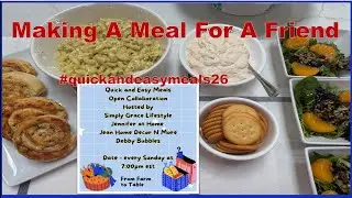 QUICK AND EASY MEALS COLLABORATION DINNER FOR A FRIEND #quickandeasymeals26 #easyrecipes #dip #gift