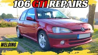 RUST & WELDING- 106 GTI Repairs Part 2