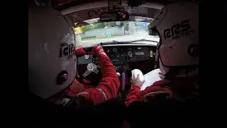 Rally Krumlov Karpfinger-Klap RZ Budějovice pož&aacute;r