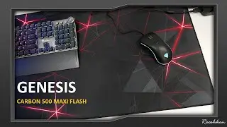 Genesis Carbon 500 Maxi Flash - Świetna duża i wodoodporna podkładka w dobrej cenie