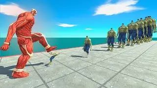 Creepy Monsters to Titan Evolution vs 10 Levels of Angry Grey Hulk Colossal Titan &ndash; ARBS