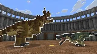 The Dawn Era VS Dinos & Biomes Add-on | Mob Battle | Minecraft Bedrock Edition