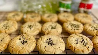 【CC】Easy Baked Chinese traditional Biscuits with Lard | Hip Top Son | Crunchy Walnut/Sesame Cookies