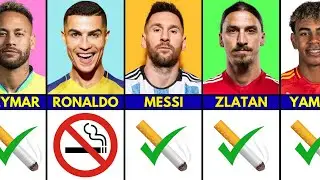 Famous Footballers Who Smoke Cigarettes in Real Life