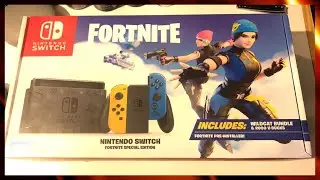 Распаковка нового специального издания Fortnite для Nintendo Switch (обзор набора Wildcat)