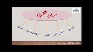 الدكتورة وهيب وهيب الخاص بمادة اللسانيات الحاسوبية محاضرة النظرية الخليلية الحديثة