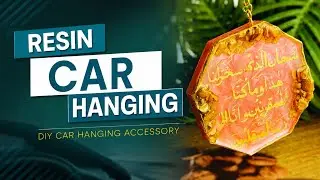 Safar Ki Dua Car Hanging | Beautiful Handmade Resin Islamic Car Hanging