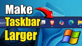 Как увеличить панель задач на компьютере с Windows 11 (лучший способ)