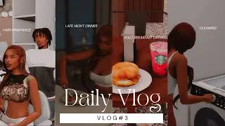Maintenance Day, Yoga w/ friends, Apartment Cleaning & Cooking | The Sims 4 Vlog 🎥