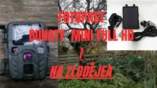 Fotopast BUNATY mini full HD s neviditelný přísvitem. Na zvěř, nebo zloděje ! ! !