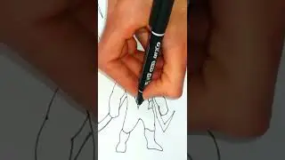 How to Draw a Spider Man - Iron Spider Cartoon🕷 #shorts #short #spiderman