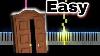 Roblox DOORS OST - Dawn Of The Doors (Easy Piano Tutorial)