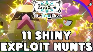 11 EASY Shiny Exploit Hunts for Pokemon Scarlet Violet Teal Mask DLC