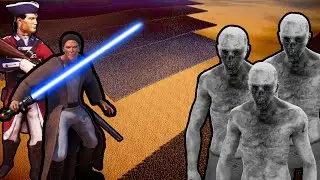 20 MILLION ZOMBIES vs 60,000 JEDI KNIGHTS + 200,000 RED COATS | UEBS 2